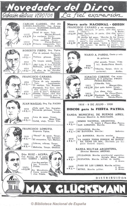 Caras y Caretas 5th of July 1930